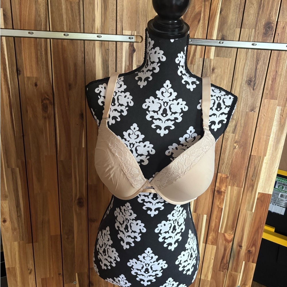 Tan Lace Bra